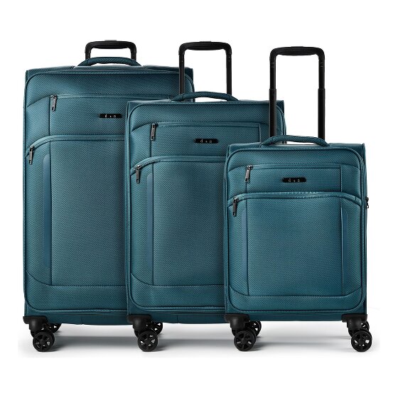 d&n Travel Line 9804 4 wheels Suitcase set 3-piece Expandable