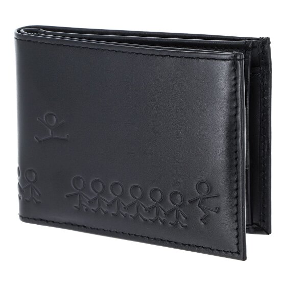 oxmox Leather Wallet RFID protection Genuine Leather 11 cm