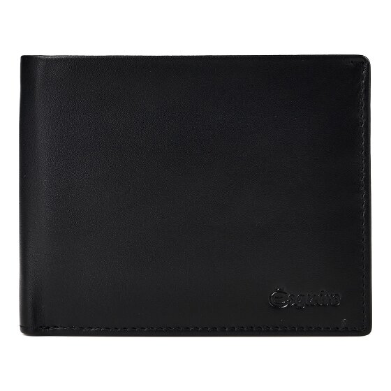 Esquire Silk Wallet RFID protection Genuine Leather 12 cm