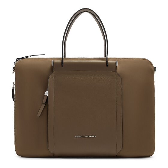 Piquadro Lyra Briefcase Genuine Leather 42 cm Laptop compartment Expandable