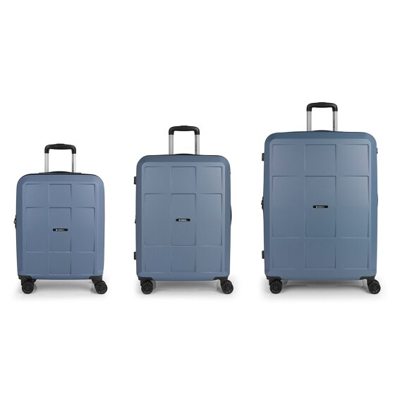 Gabol Montreal 4 wheels Suitcase set 3-piece with expansion pleat