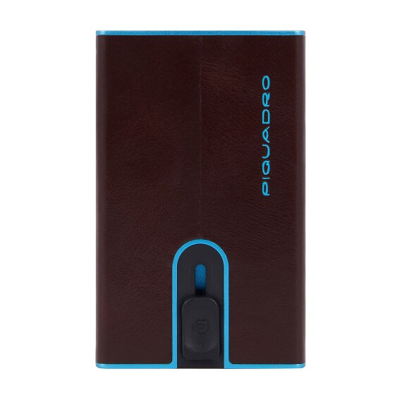 Piquadro Black Square Credit card case RFID protection Leather 6 cm