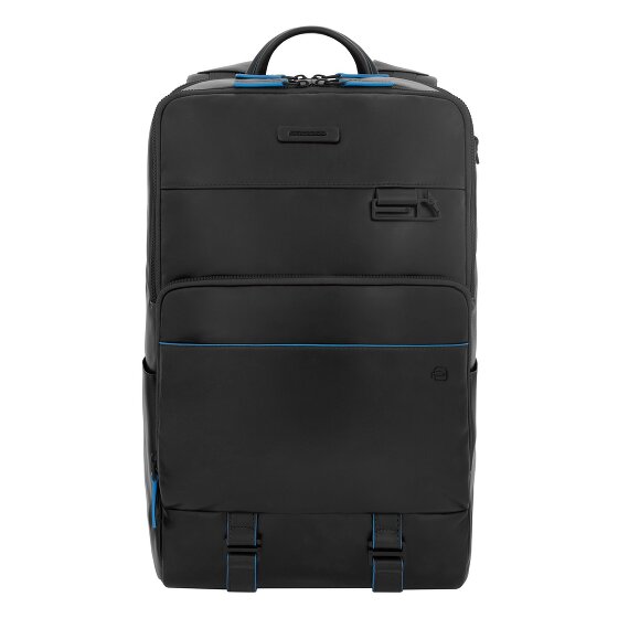 Piquadro Blue Square Revamp Business backpack RFID protection Leather 43 cm Laptop compartment