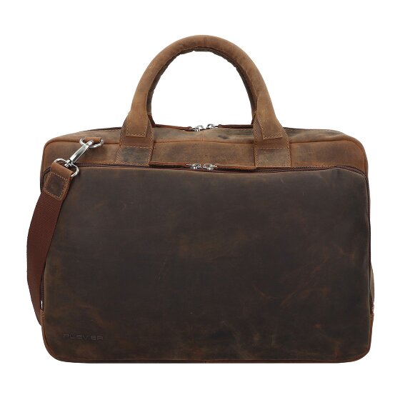 Plevier Retro Colmar Briefcase Leather 40 cm Laptop compartment