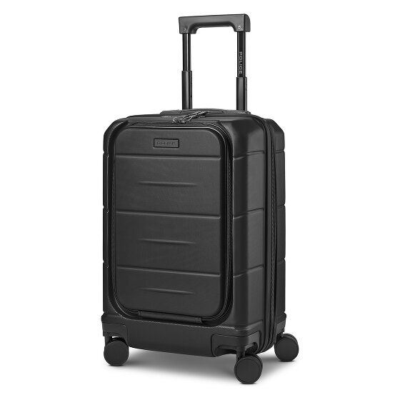 Police London 4 wheels Cabin suitcase 55 cm Laptop compartment Expandable