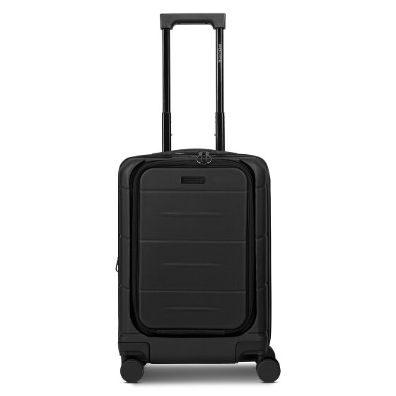 Police London 4 wheels Cabin suitcase 55 cm Laptop compartment Expandable