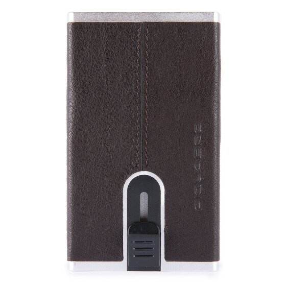 Piquadro Black Square credit card case RFID leather 6 cm