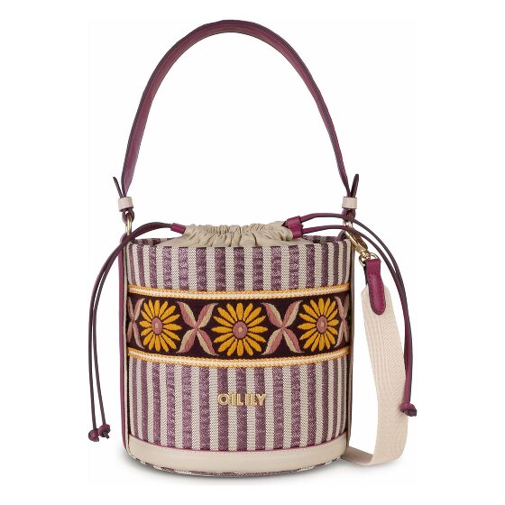 Oilily Metallic Stripe Bucket bag 19 cm