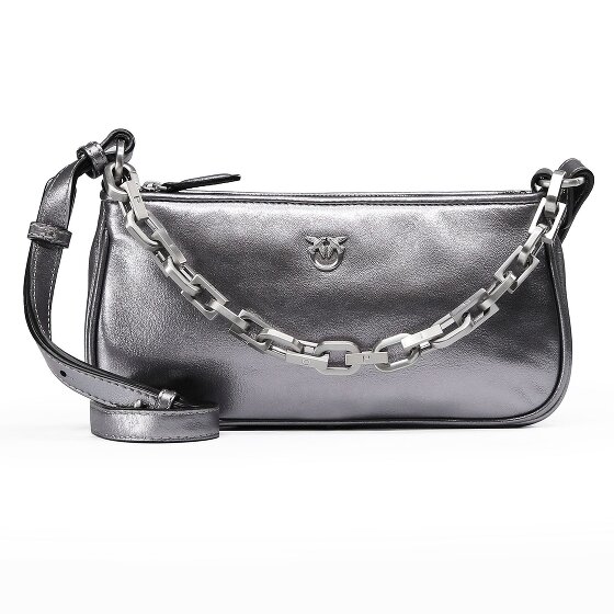 PINKO Half Moon Handbag Genuine Leather 23 cm