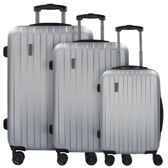 Bugatti Lima 2.0 FL 4-wheel suitcase set 3pcs with double wheels