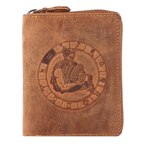 Greenburry Vintage zodiac wallet leather 10 cm