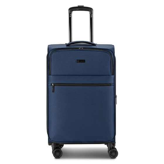 Bugatti Valencia Soft 4 wheels Trolley M 65 cm with expansion pleat Bugatti Valencia Soft 4 wheels Trolley M 65 cm with expansion pleat