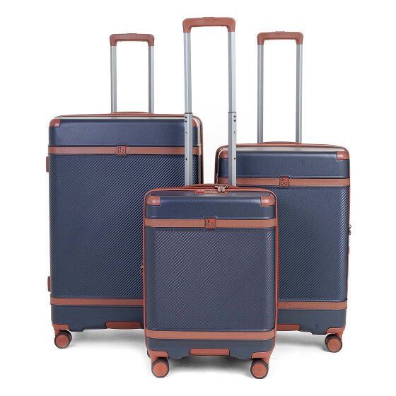 MODO by Roncato Charm 2.0 4 wheels Suitcase set 3-piece with expansion pleat