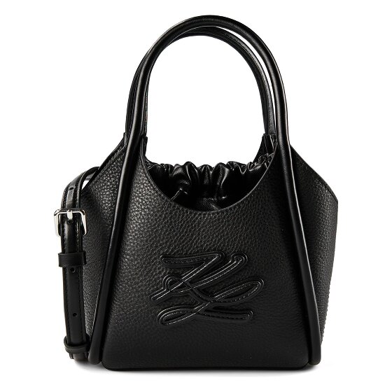 Karl Lagerfeld Autograph Handbag Genuine Leather 26 cm