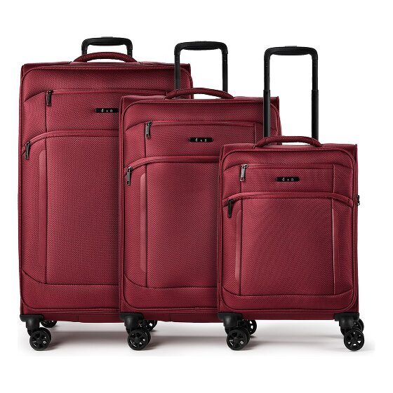 d&n Travel Line 9804 4 wheels Suitcase set 3-piece Expandable