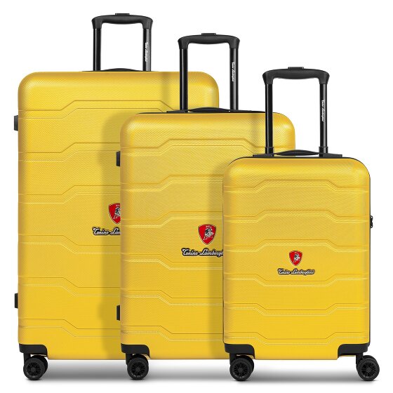 Tonino Lamborghini Bologna 4 wheels Suitcase set 3-piece