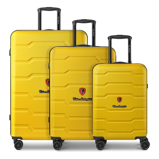 Tonino Lamborghini Bologna 4 wheels Suitcase set 3-piece