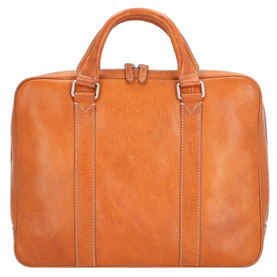 Leonhard Heyden Bergamo briefcase leather 38 cm laptop compartment