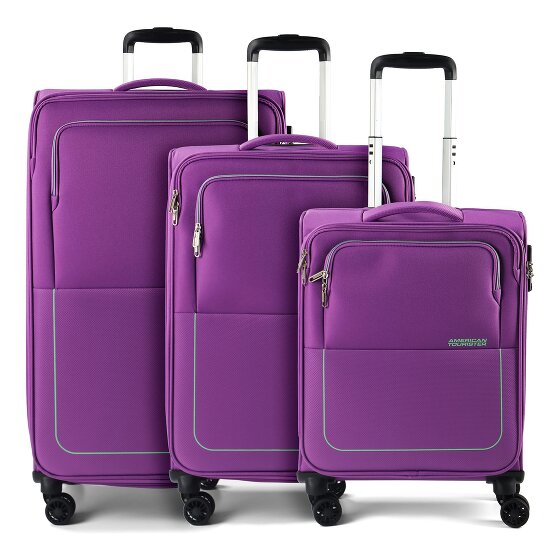 American Tourister Air Wave 4 wheels Suitcase set 3-piece Expandable