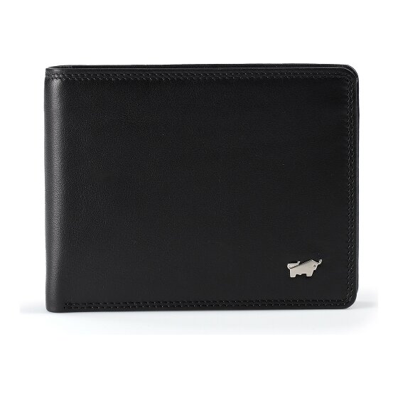 Braun Büffel Golf 3.0 Wallet RFID protection Leather 12 cm
