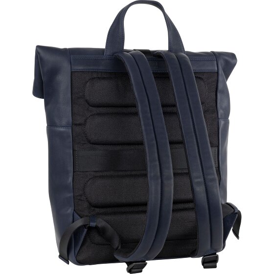 Leonhard Heyden Hague backpack leather 40 cm laptop compartment