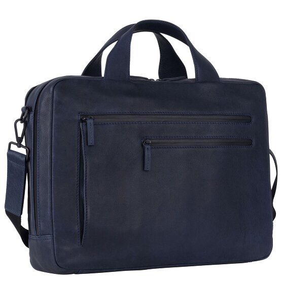 Leonhard Heyden Hague briefcase leather 40 cm laptop compartment