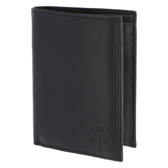 oxmox Leather Wallet RFID protection Genuine Leather 13 cm