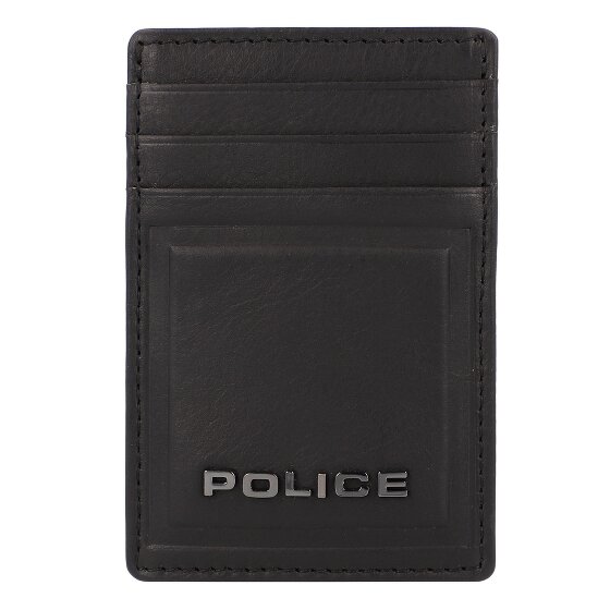 Police PT16-08536 Credit card case leather 7 cm with money clip