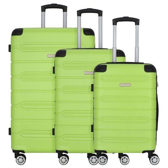 Nowi Rhodos 4 wheels Suitcase set 3-piece
