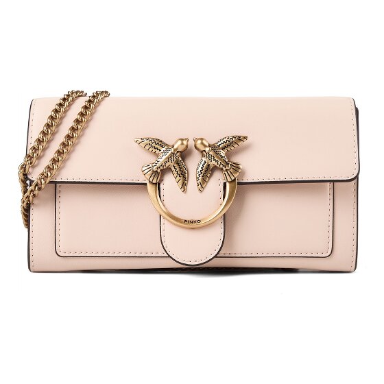 PINKO Love One Clutch bag Genuine Leather 19 cm