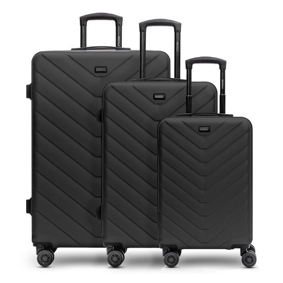 Redolz Essentials 07 3-SET 4 wheels Suitcase set 3-piece