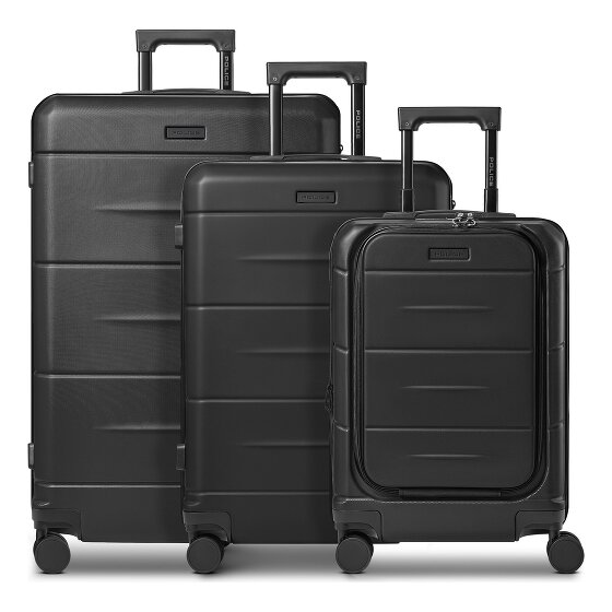 Police London 4 wheels Suitcase set 3-piece Expandable
