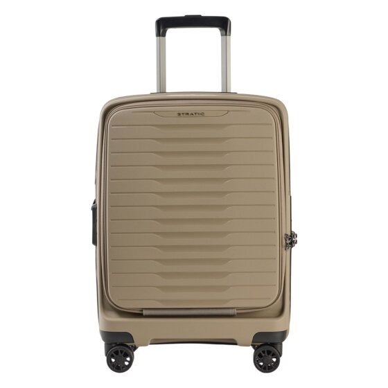 Stratic Novium 4 wheels Cabin trolley S 55 cm Laptop compartment with expansion pleat