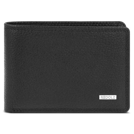 Redolz Leather Essentials QF Small RFID Leather Wallet, 10.5 cm