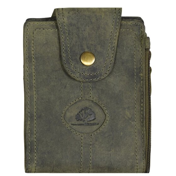 Greenburry Vintage neck pouch leather 11 cm