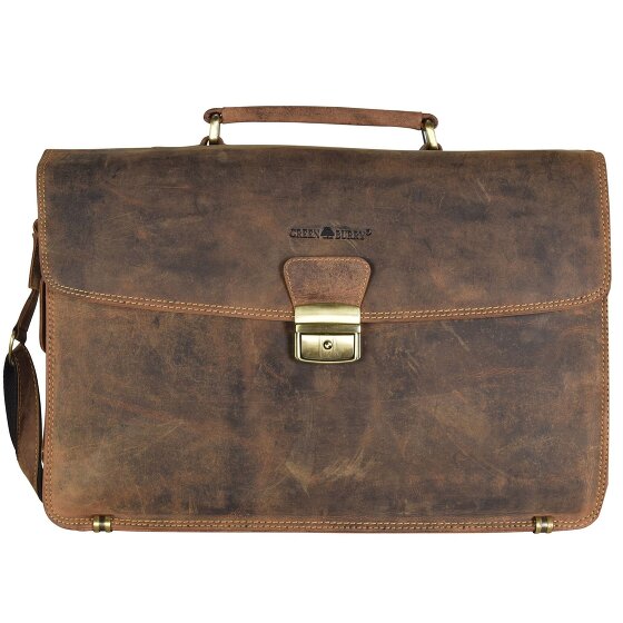 Greenburry Vintage briefcase leather 40 cm laptop compartment