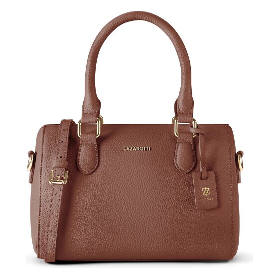 Lazarotti Bologna Leather Bowling Bag, Handbag, Crossbody, Leather, 26 cm