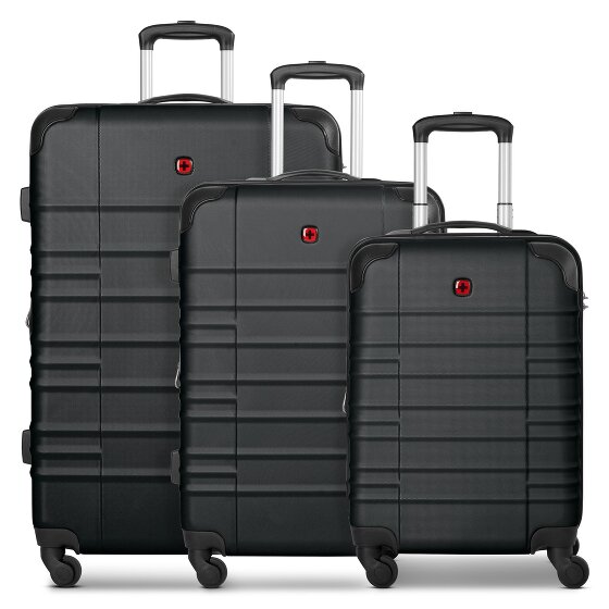 Wenger Amplar Evo 4 wheels Suitcase set 3-piece with expansion pleat