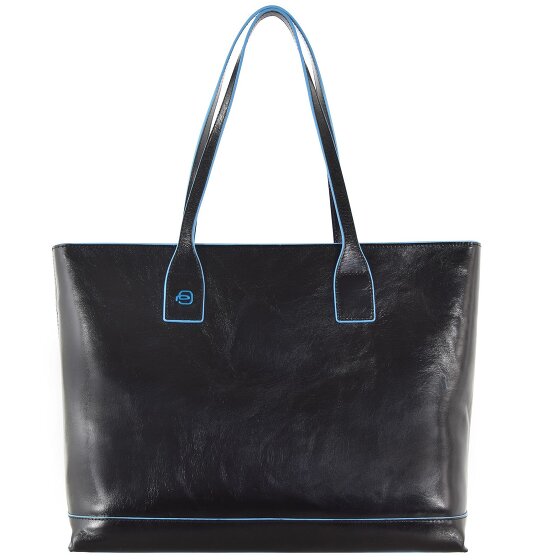 Piquadro Blue Square Shopper bag leather 35 cm