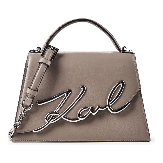 Karl Lagerfeld Signature 2.0 Handbag Genuine Leather 26 cm