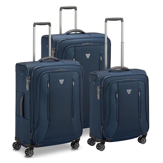 Roncato City 3.0 4 wheels Suitcase set 3-piece with expansion pleat
