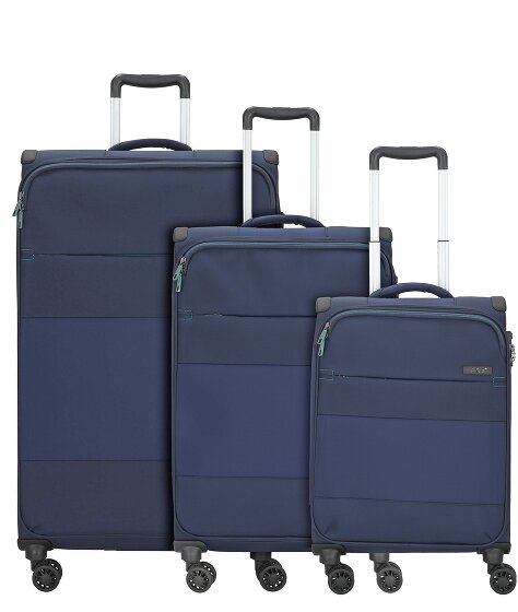 d&n Travel Line 9004 4 Roll Suitcase Set 3pcs.