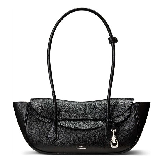 POLO RALPH LAUREN Polo ID Shoulder Bag Genuine Leather 37 cm