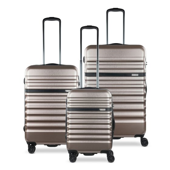Bugatti Corium 4-wheel suitcase set 3 pcs.