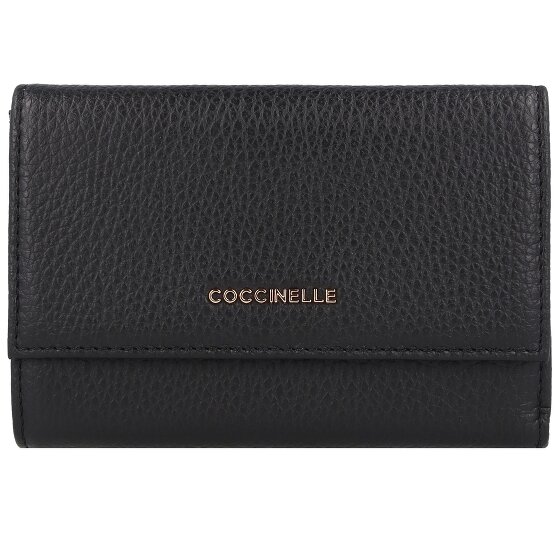 Coccinelle Metallic Soft wallet leather 14 cm