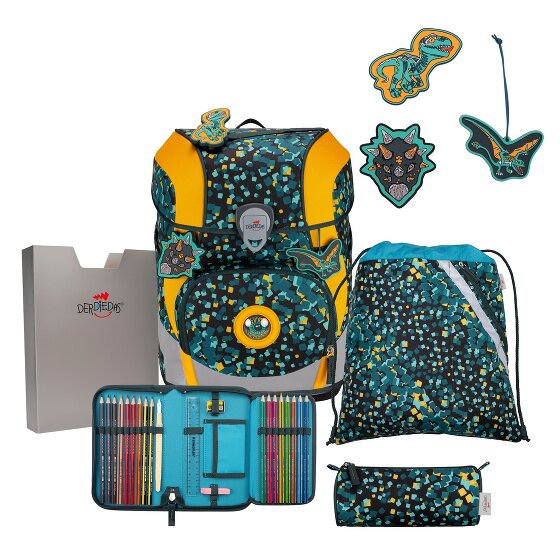 DerDieDas ErgoFlex Tiny School bag set 6-piece