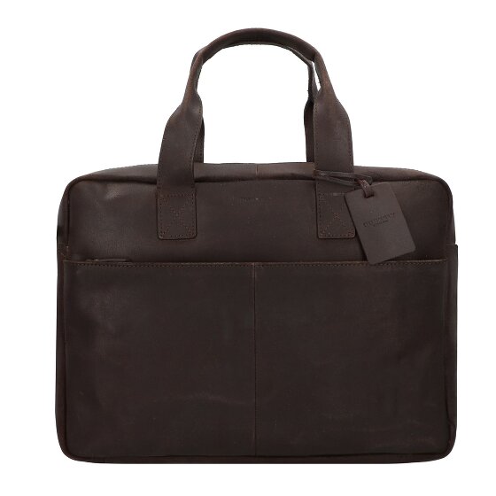Burkely Vintage River briefcase leather 41 cm laptop compartment