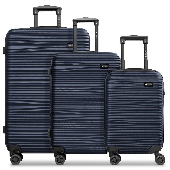 Redolz Essentials 16 3-SET 4 wheels Suitcase set 3-piece