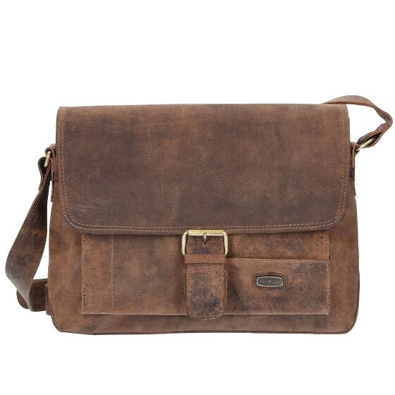 Harold's Antique Messenger 32 cm leather laptop compartment