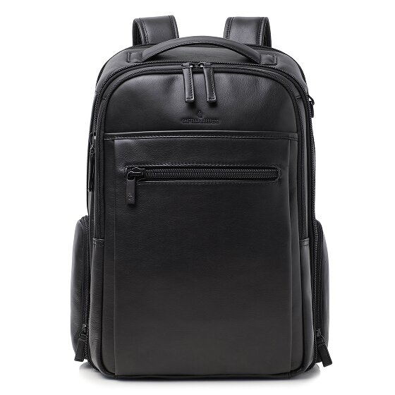 Castelijn & Beerens Nappa X travel backpack RFID leather 43 cm laptop compartment